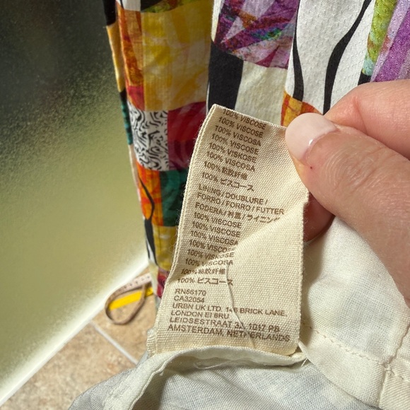 Let Me Be Quilted Patchwork Maxi Dress Anthropologie Sz L New With Tags Pockets! - Picture 14 of 16